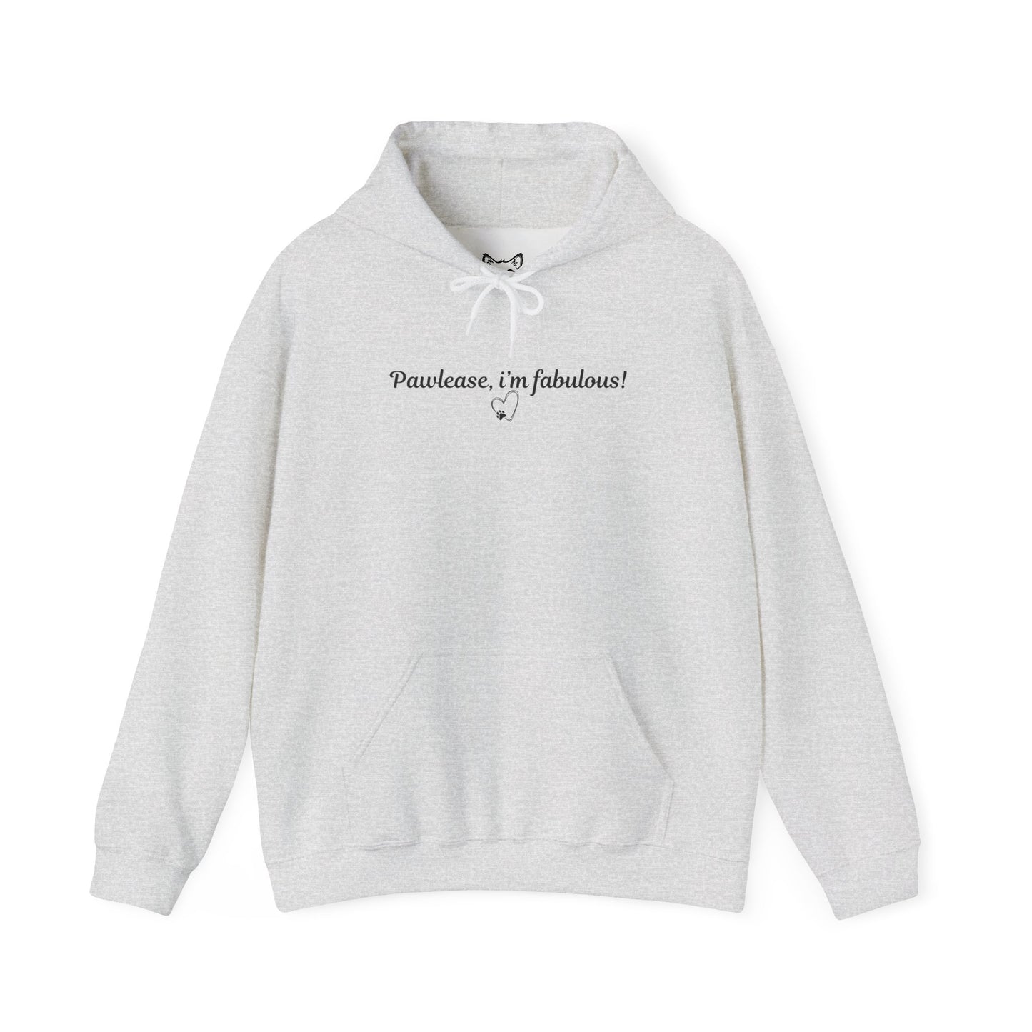 Pawlease fabulous white Hoodie
