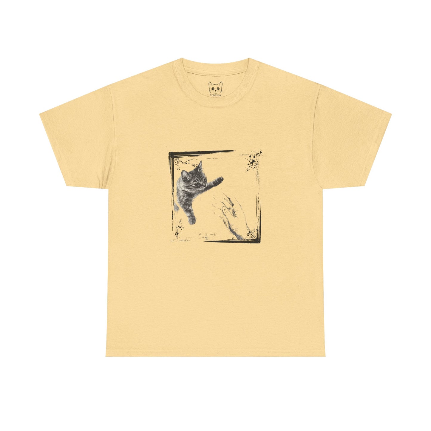 Cat reaching out t shirt