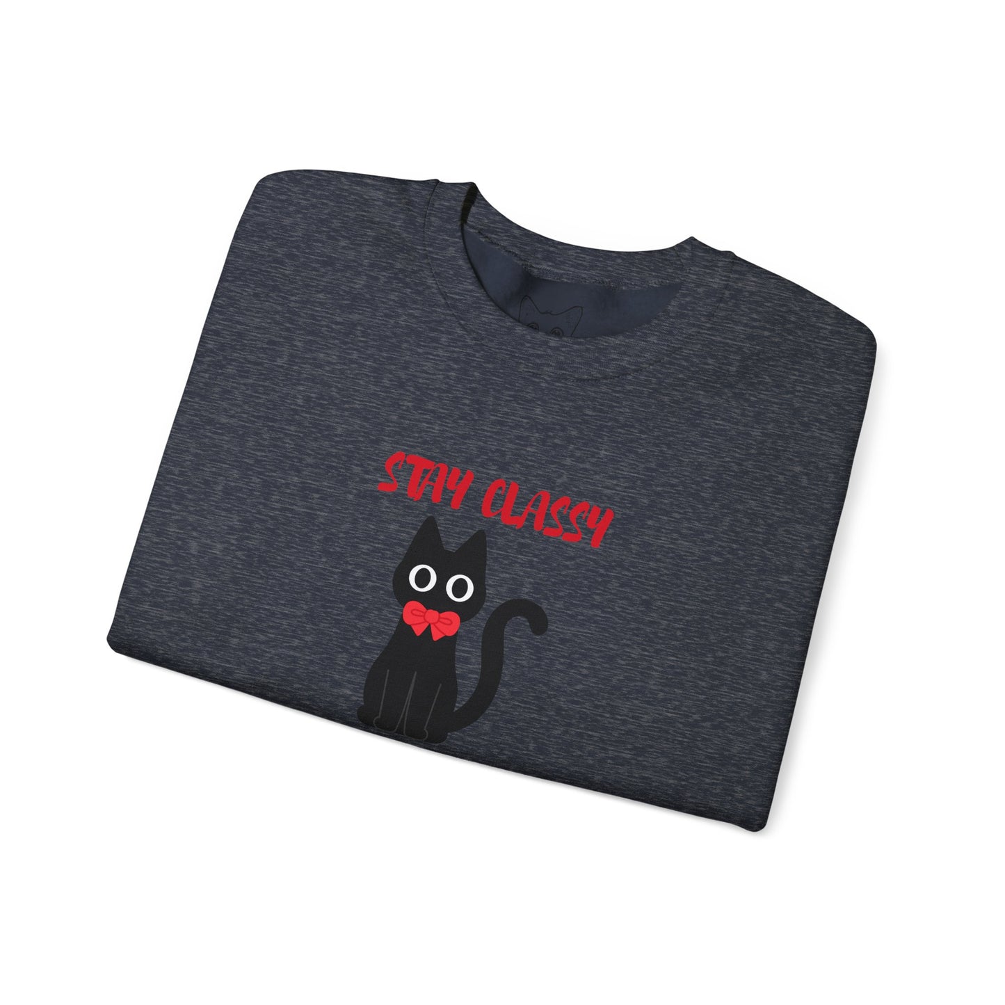 Stay Classy Tuxedo Cat Sweater