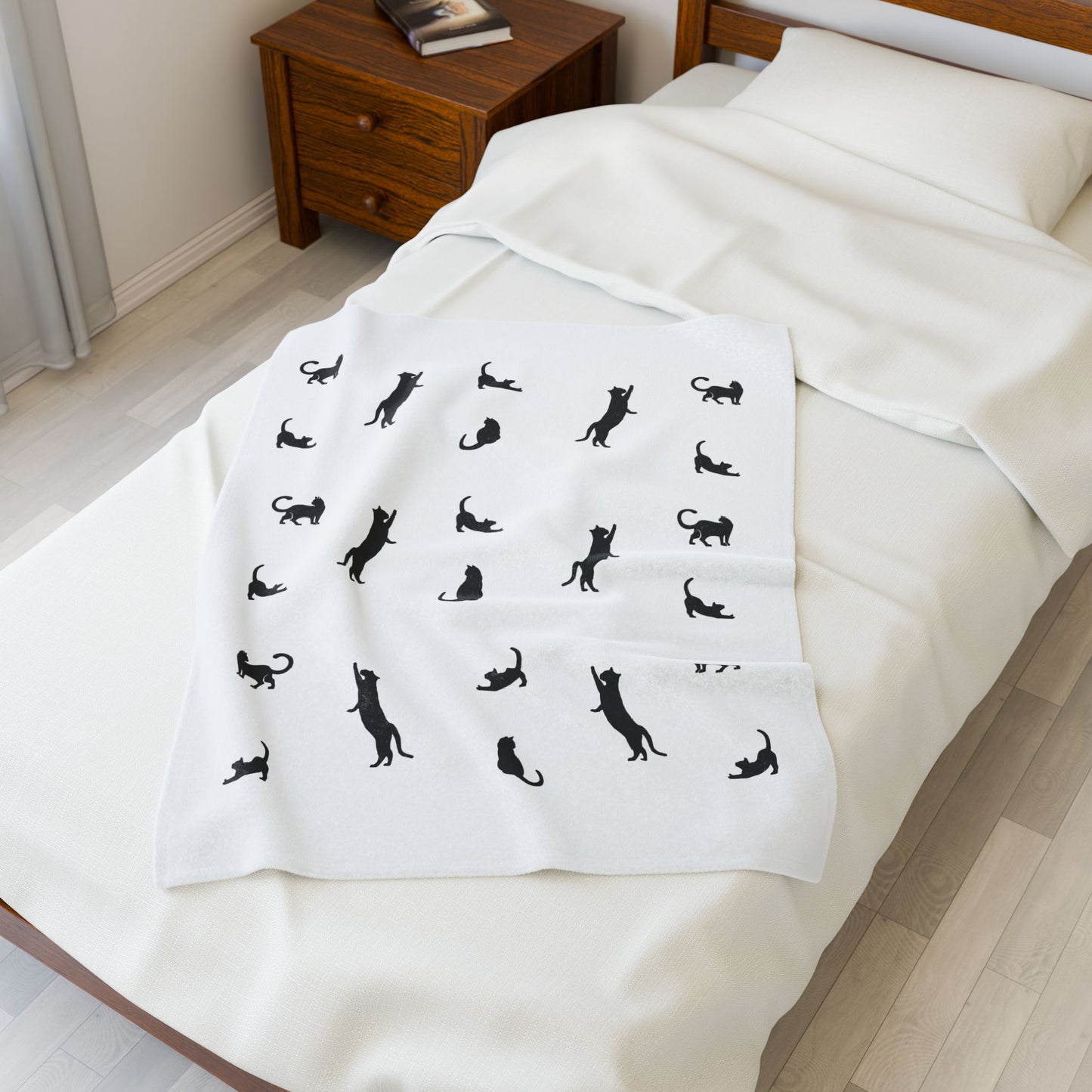 Cats clowder Velveteen Plush Blanket