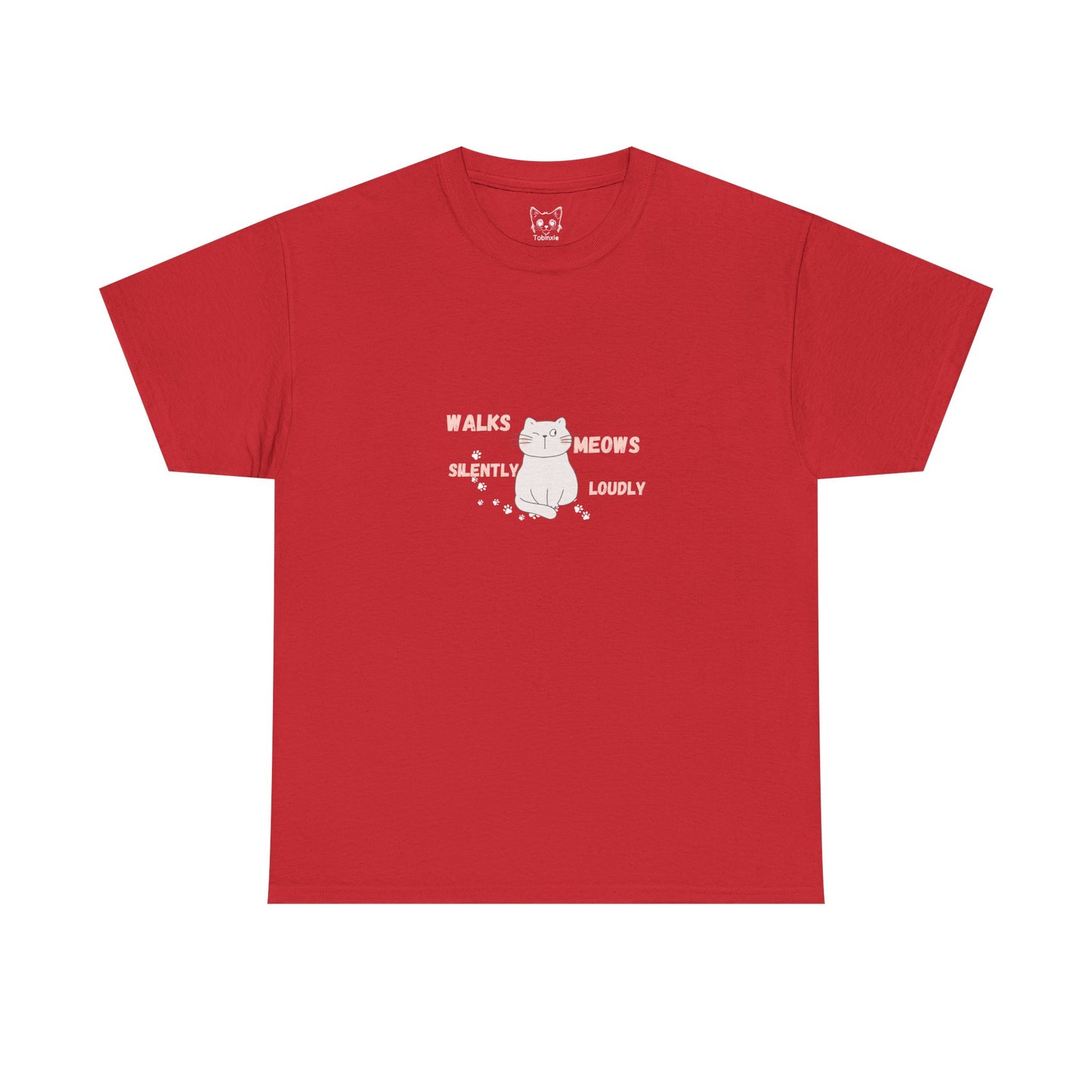 Cat cute meows loudly Tee