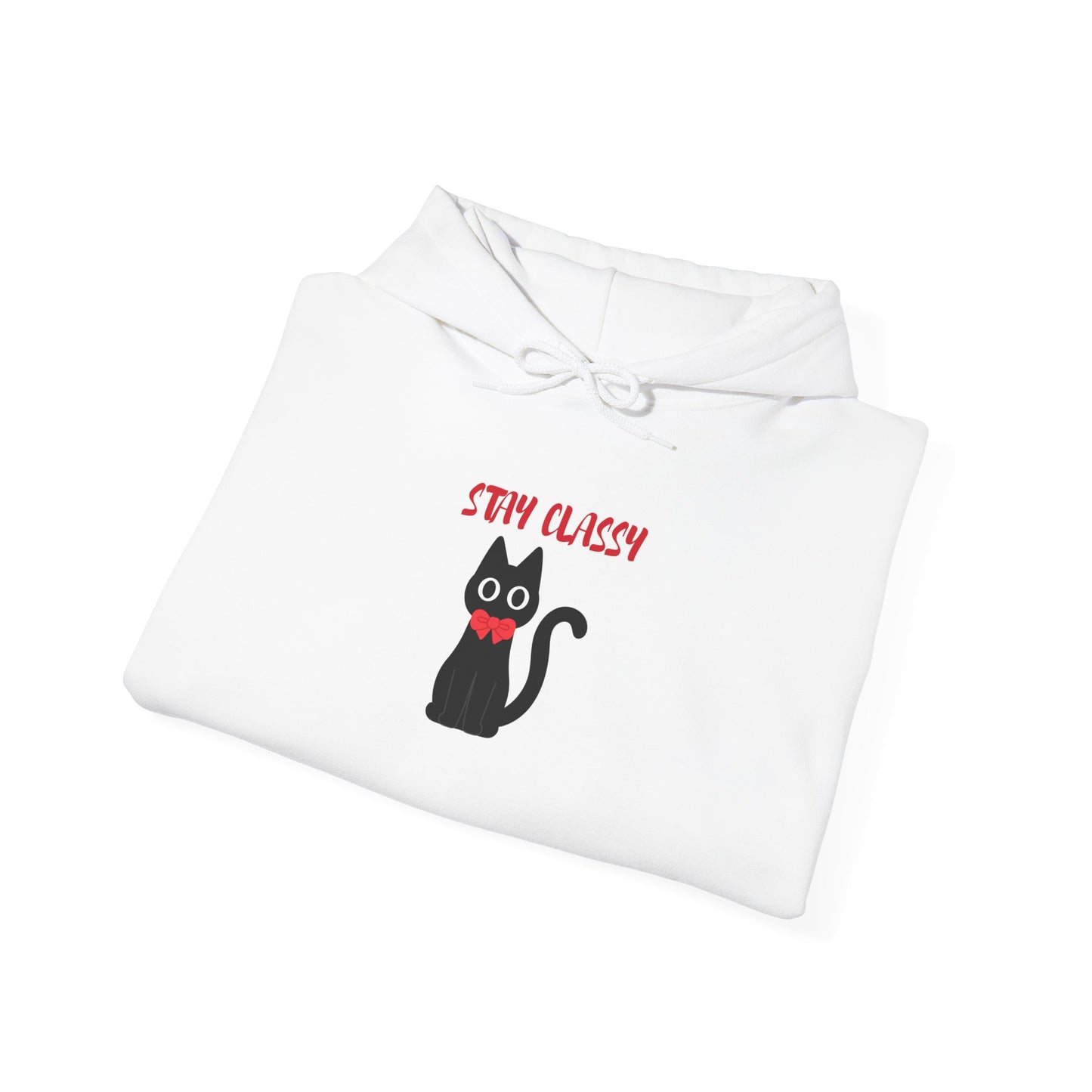 Stay Classy Tuxedo Cat Hoodie