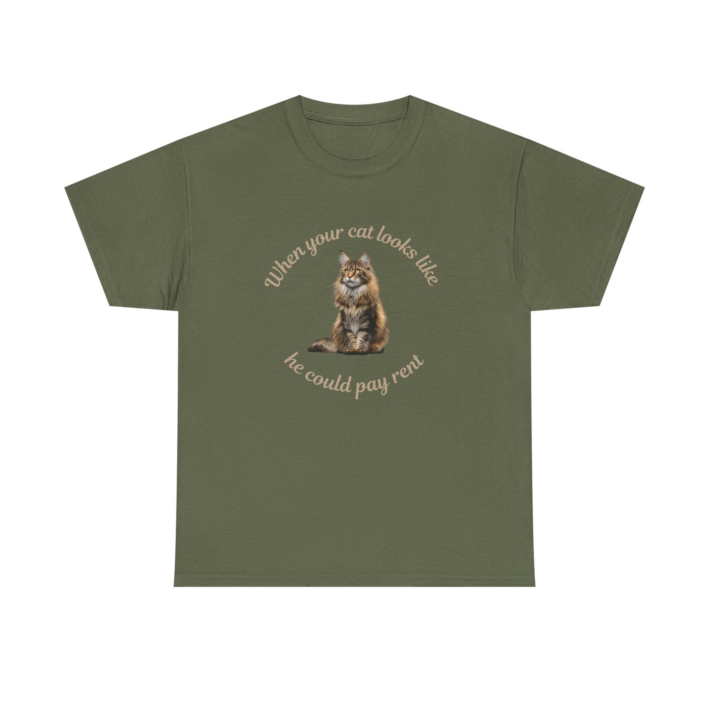 Maine Coon: Big enough to pay rent Tee