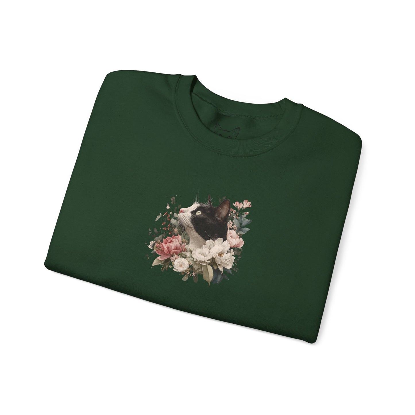 'Black & White in Bloom' Sweater