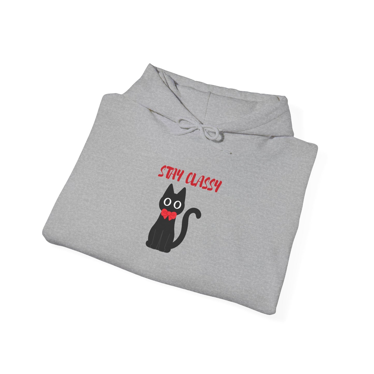 Stay Classy Tuxedo Cat Hoodie