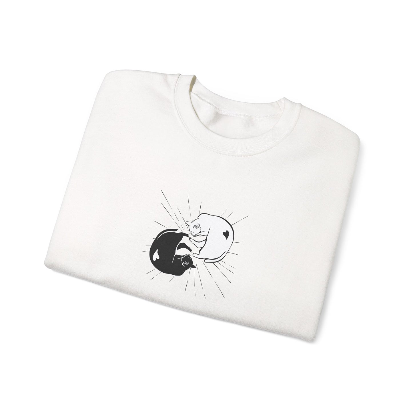 Yin and Yang Cat Sweater