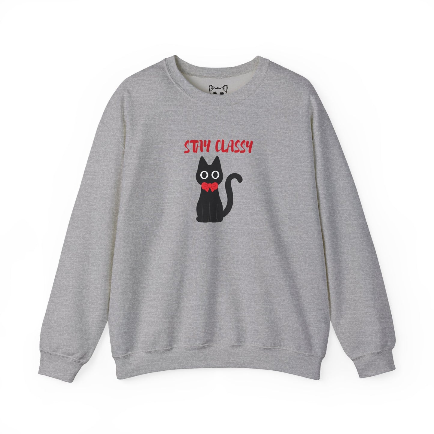 Stay Classy Tuxedo Cat Sweater