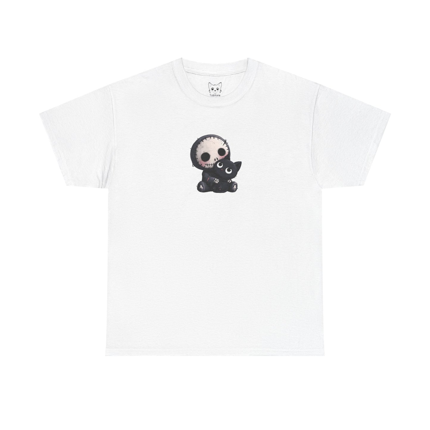Skull and cat cute Tee