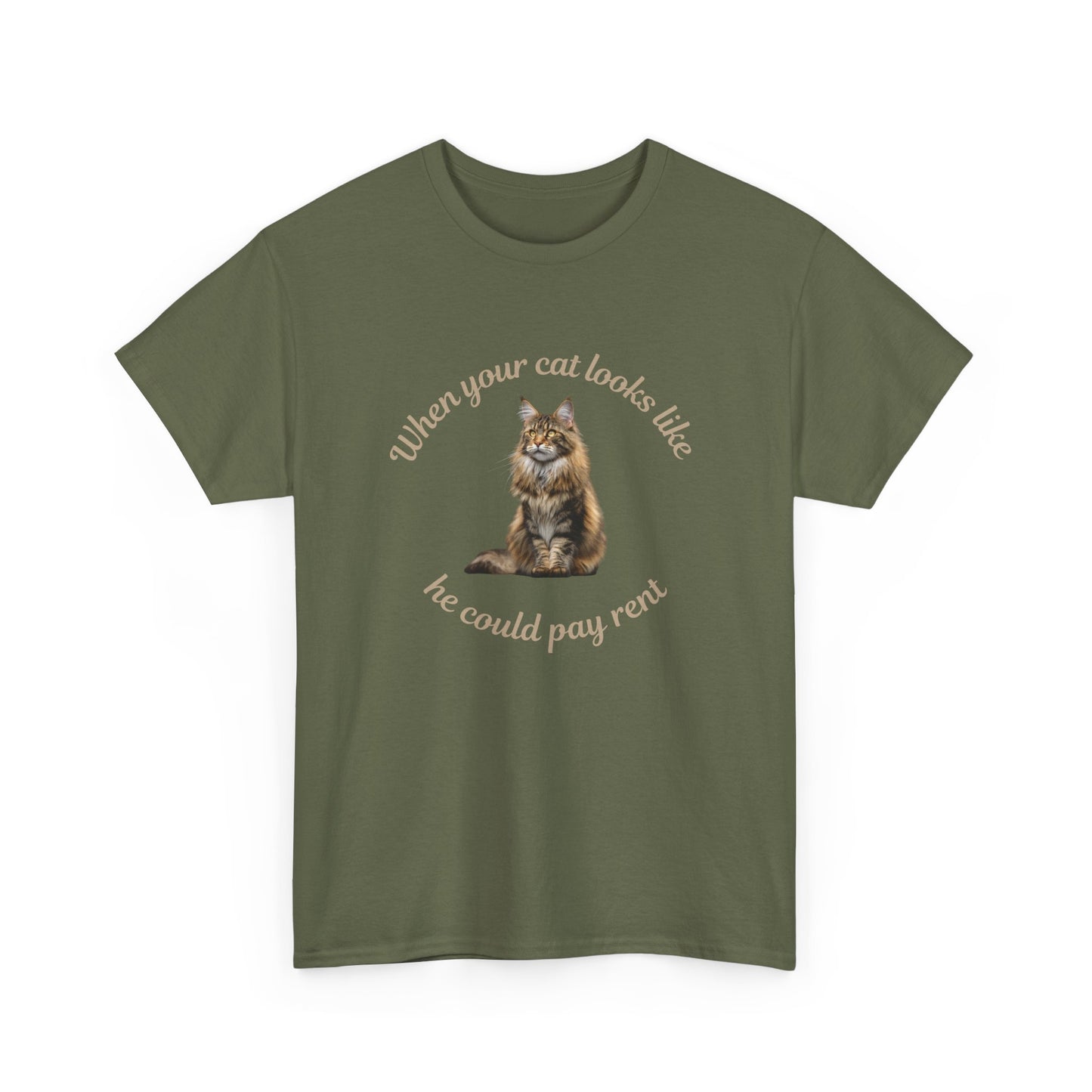 Maine Coon: Big enough to pay rent Tee