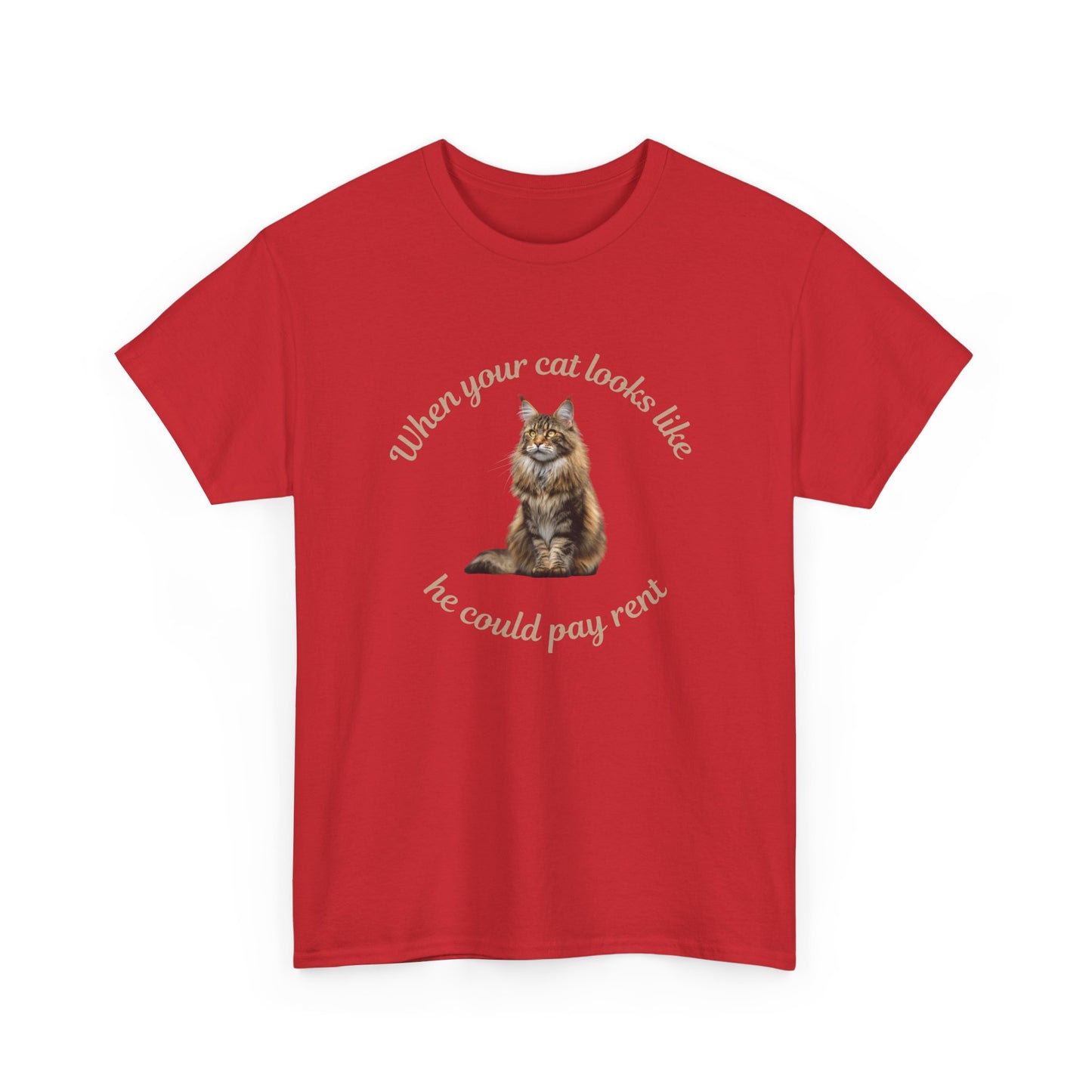 Maine Coon: Big enough to pay rent Tee