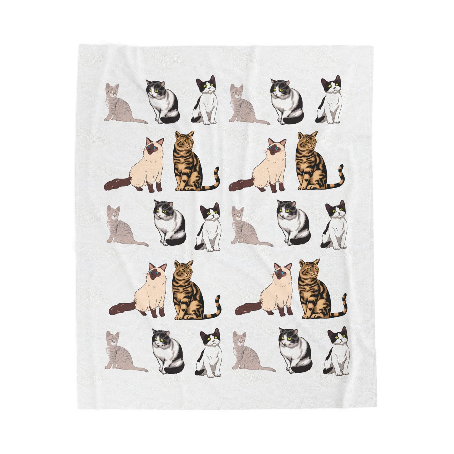 cat collection Velveteen Plush Blanket