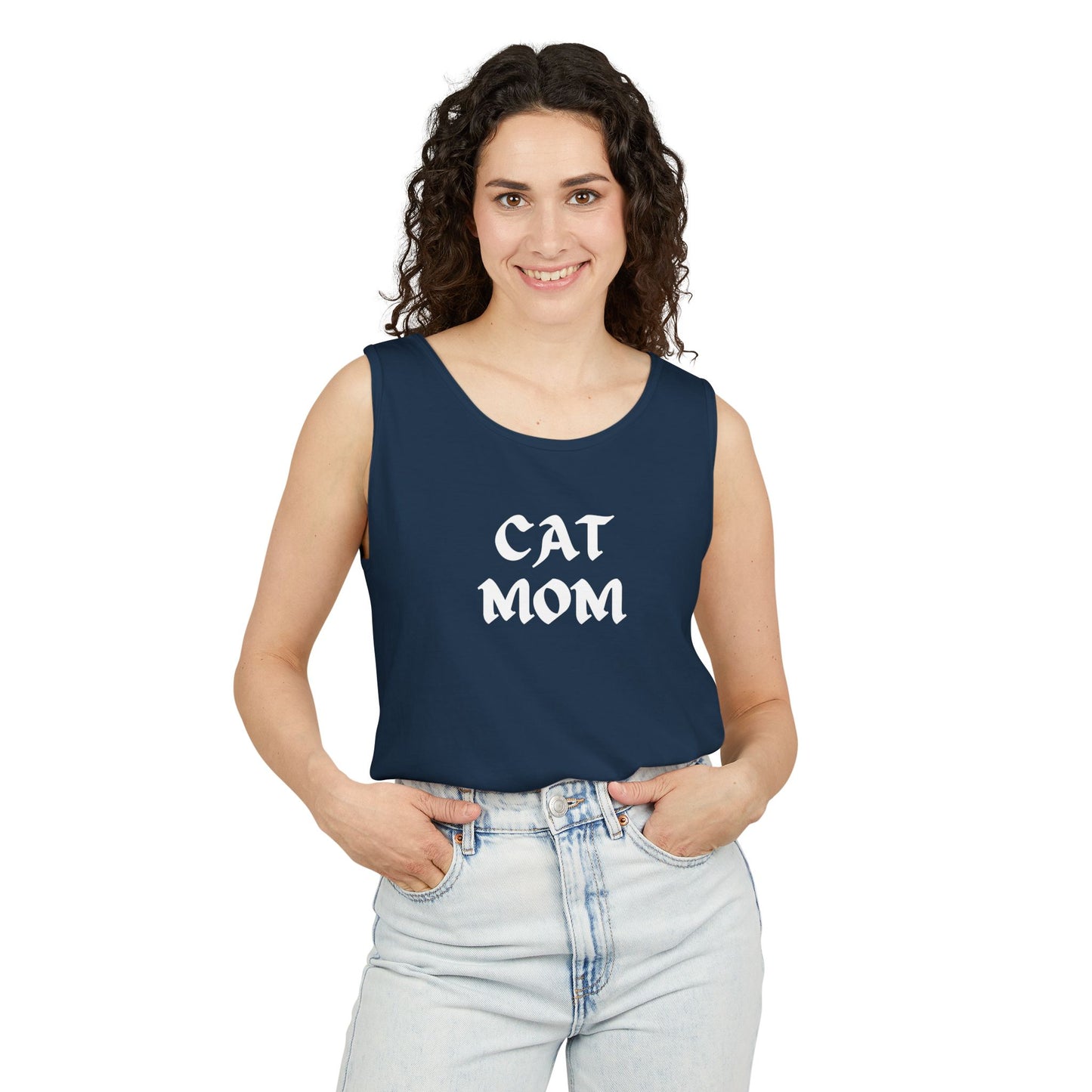 Cat Mom Tank top dark