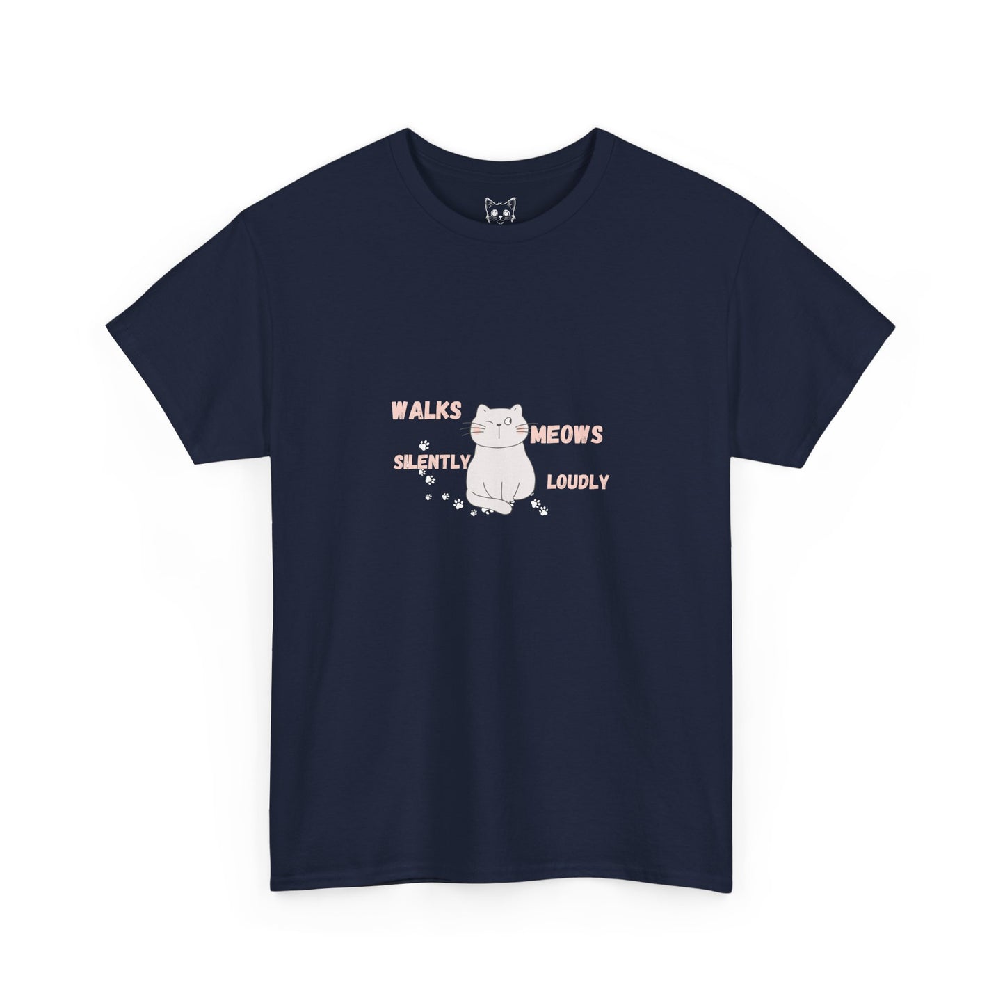 Cat cute meows loudly Tee
