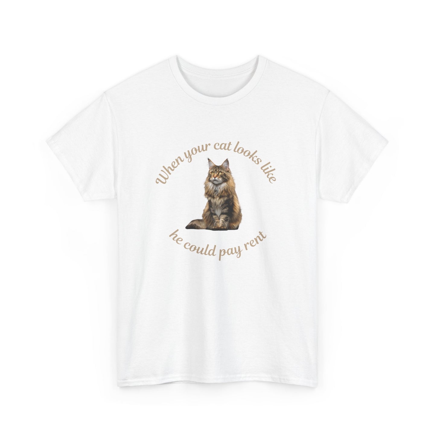 Maine Coon: Big enough to pay rent Tee