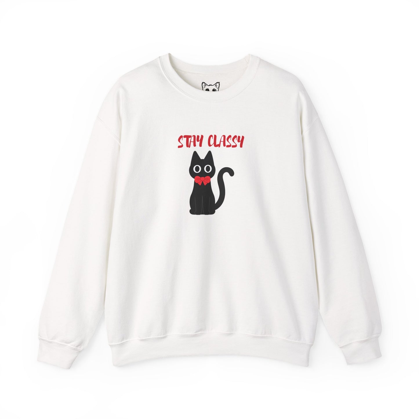 Stay Classy Tuxedo Cat Sweater