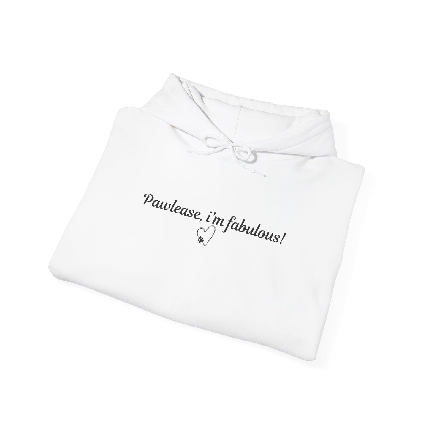 Pawlease fabulous white Hoodie