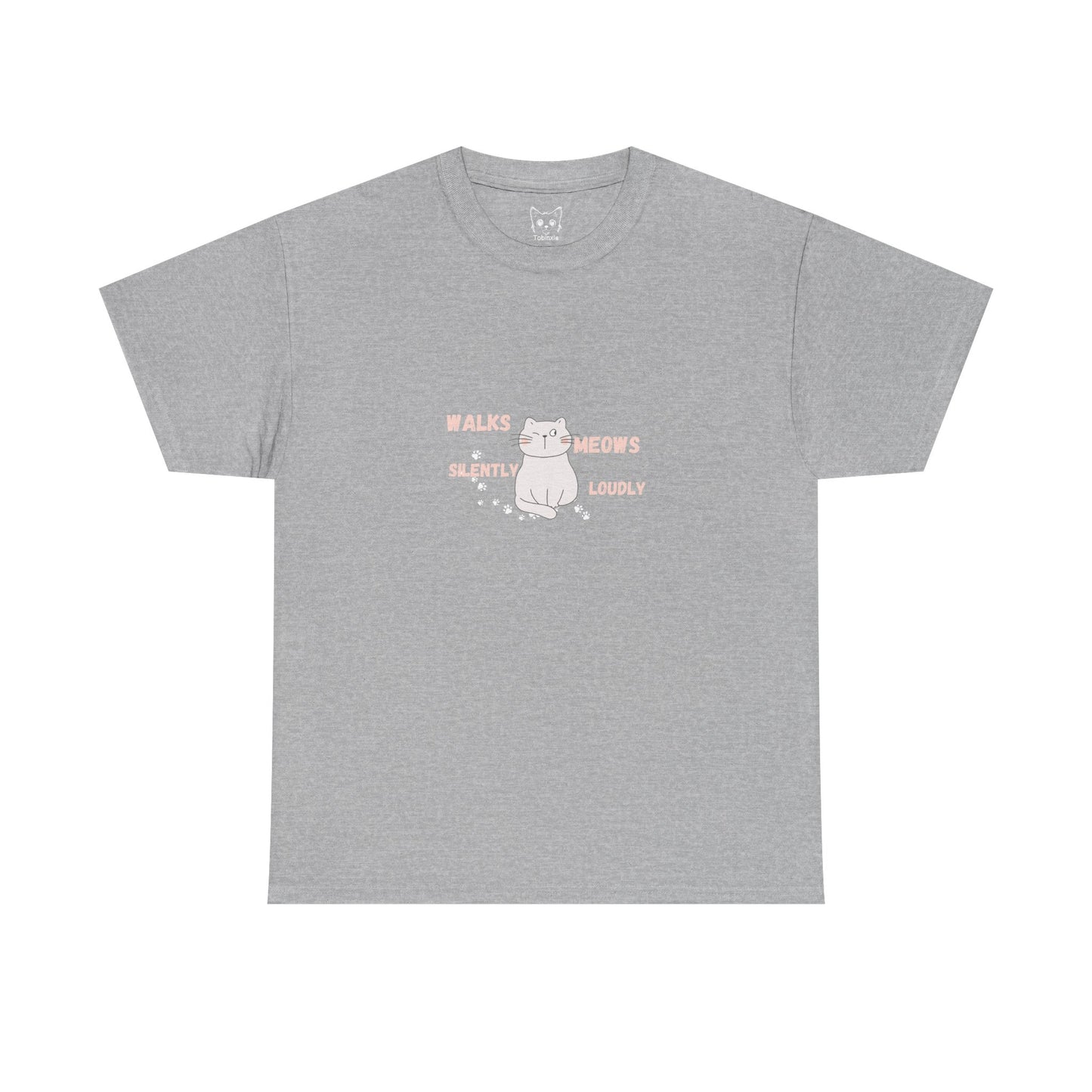 Cat cute meows loudly Tee