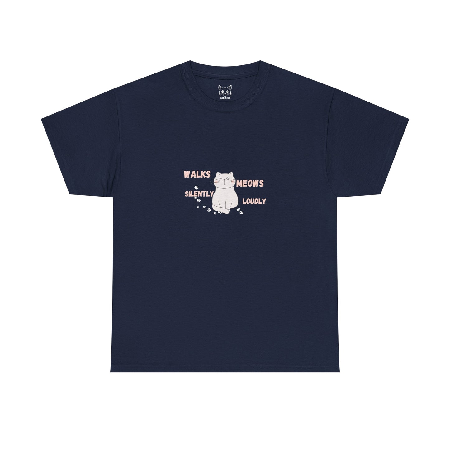 Cat cute meows loudly Tee