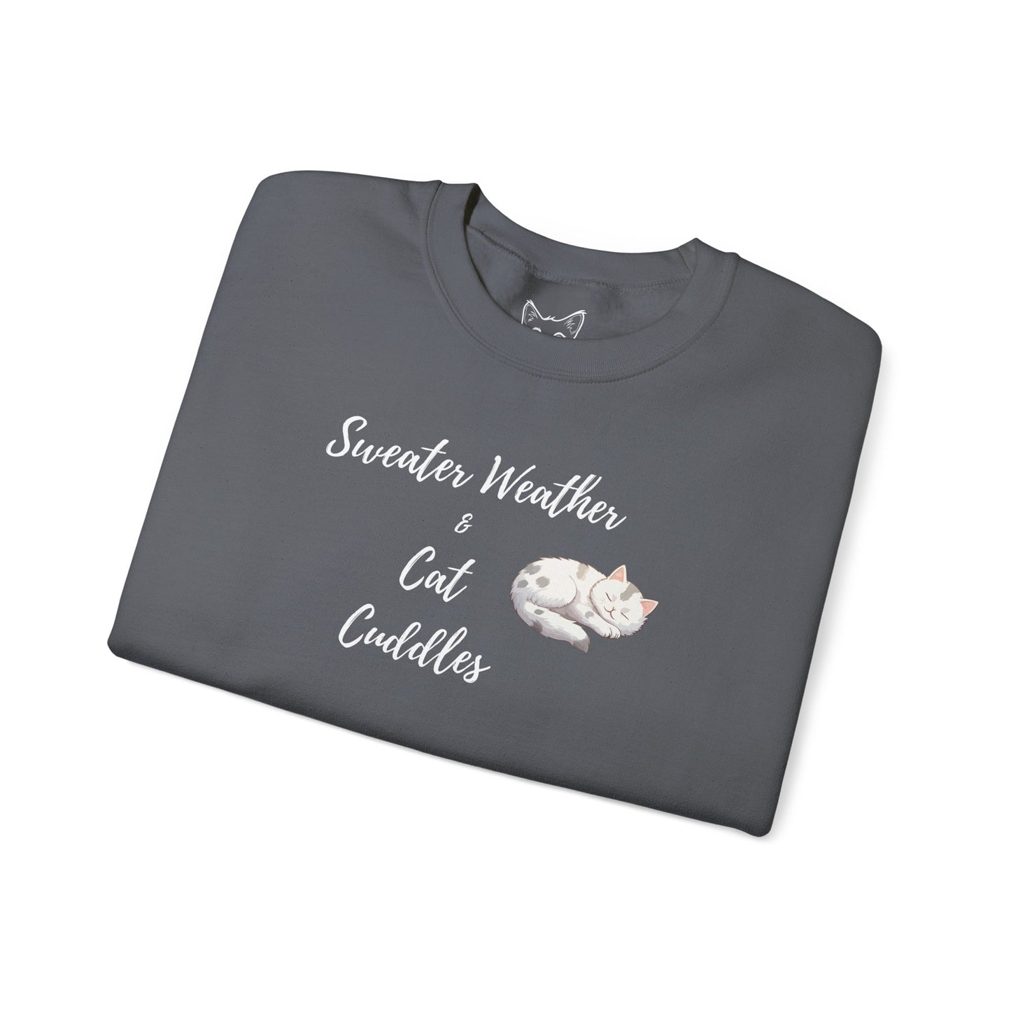 Cat cuddles sweater (dark)
