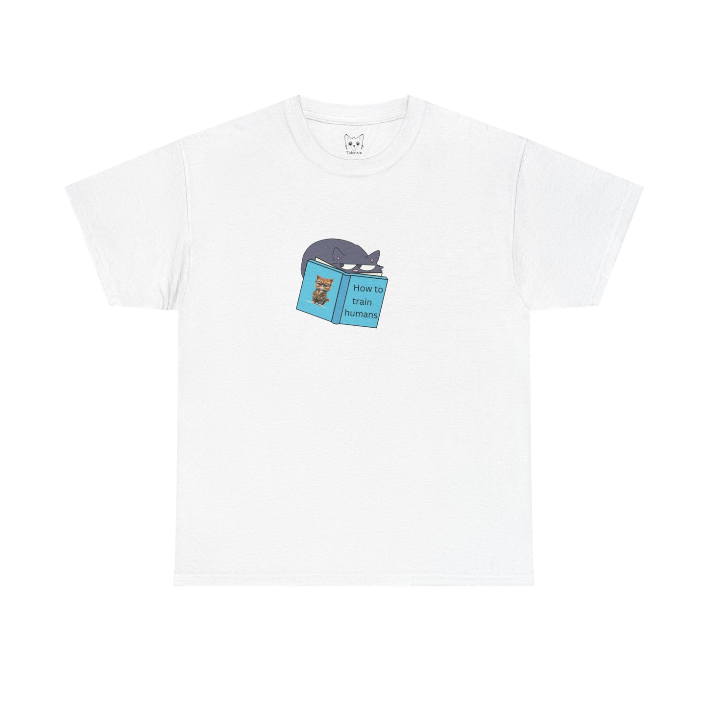 Cat reading funny Tee