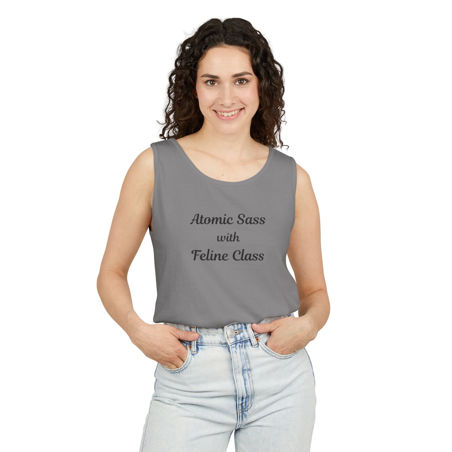 Bengal Sass Cat Tank top black