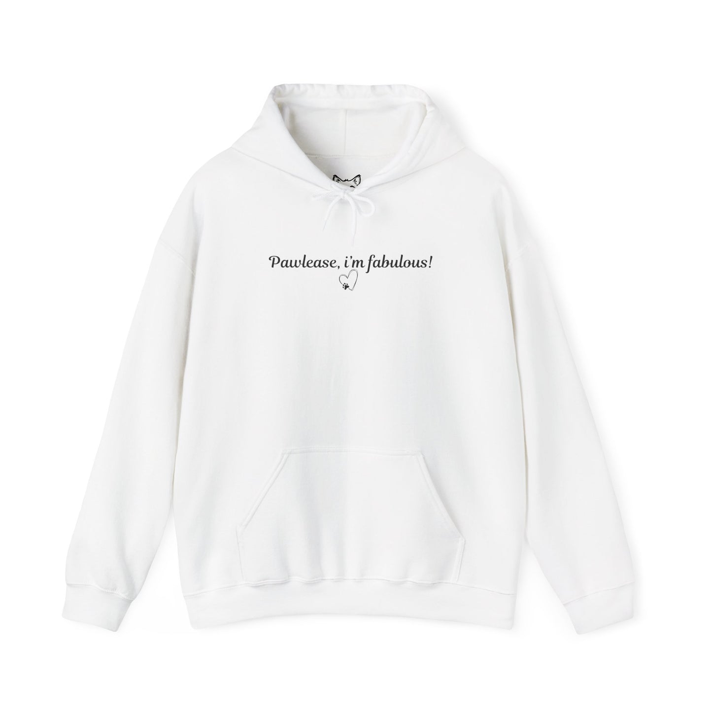 Pawlease fabulous white Hoodie