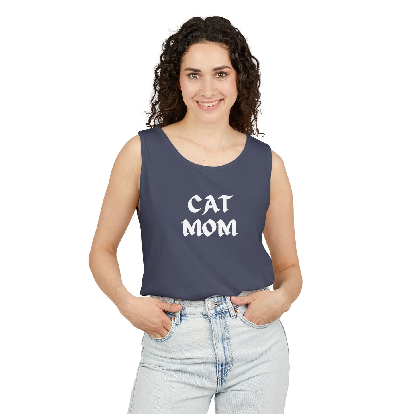 Cat Mom Tank top dark