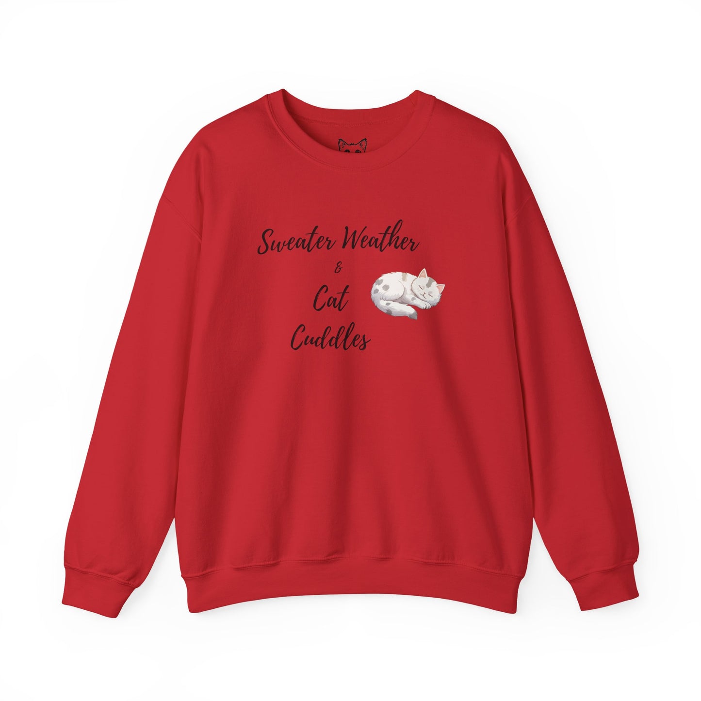 Cat cuddles sweater