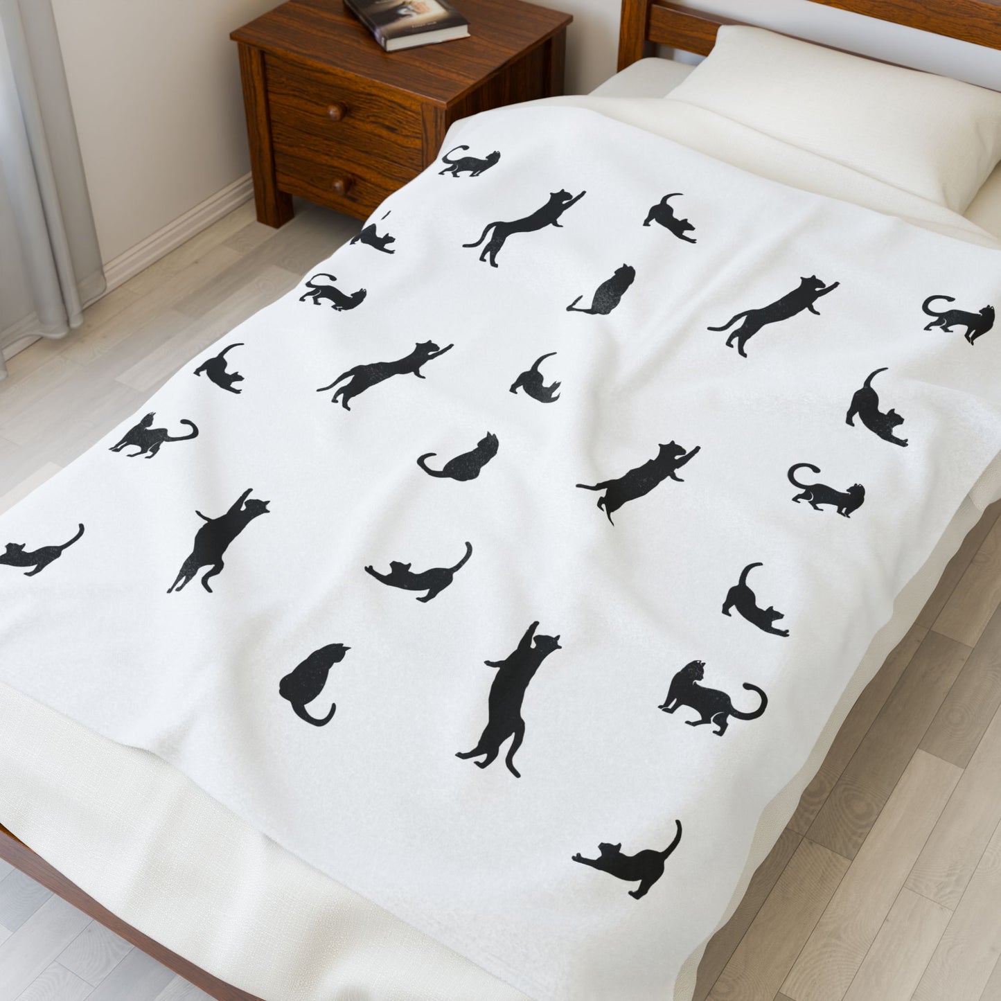 Cats clowder Velveteen Plush Blanket