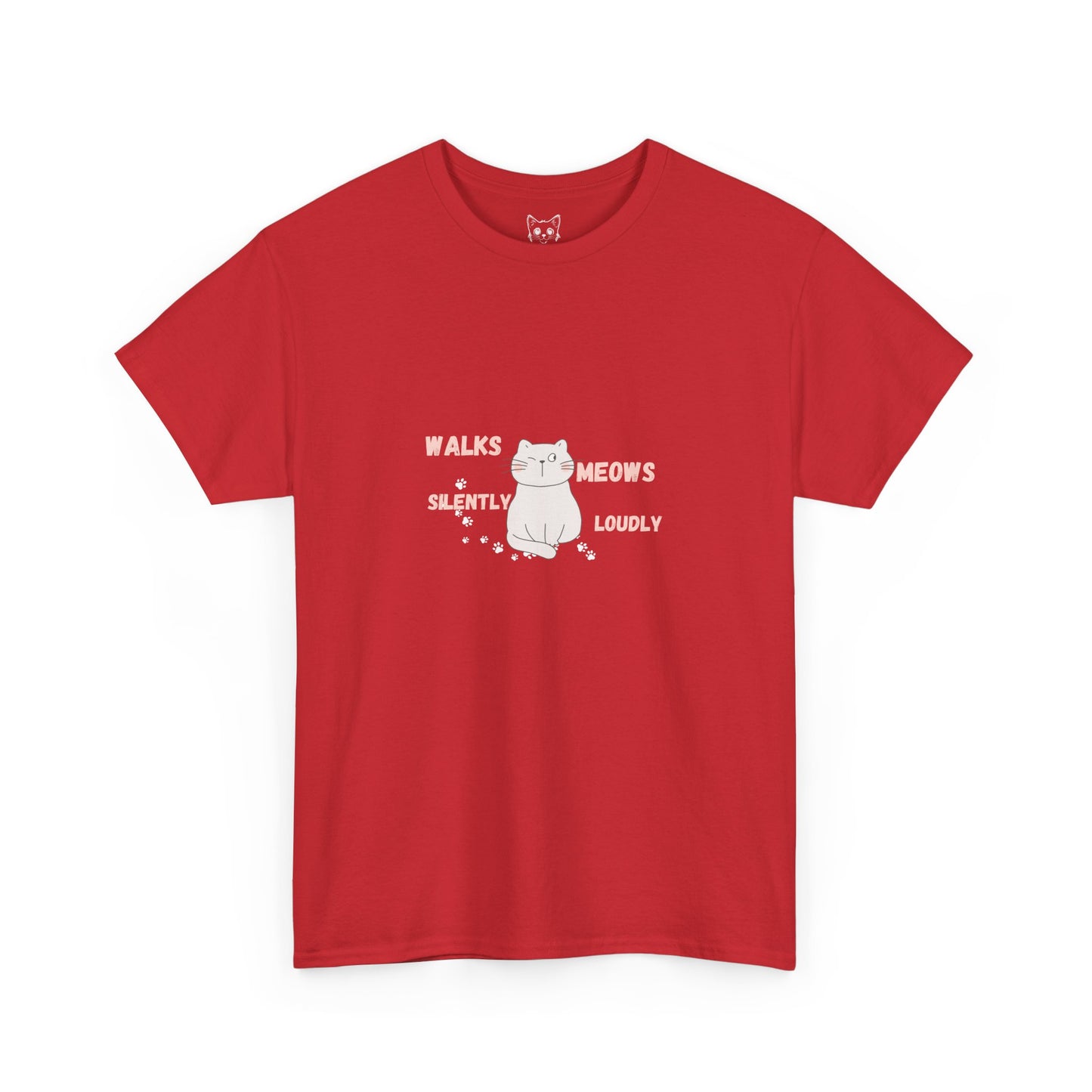 Cat cute meows loudly Tee