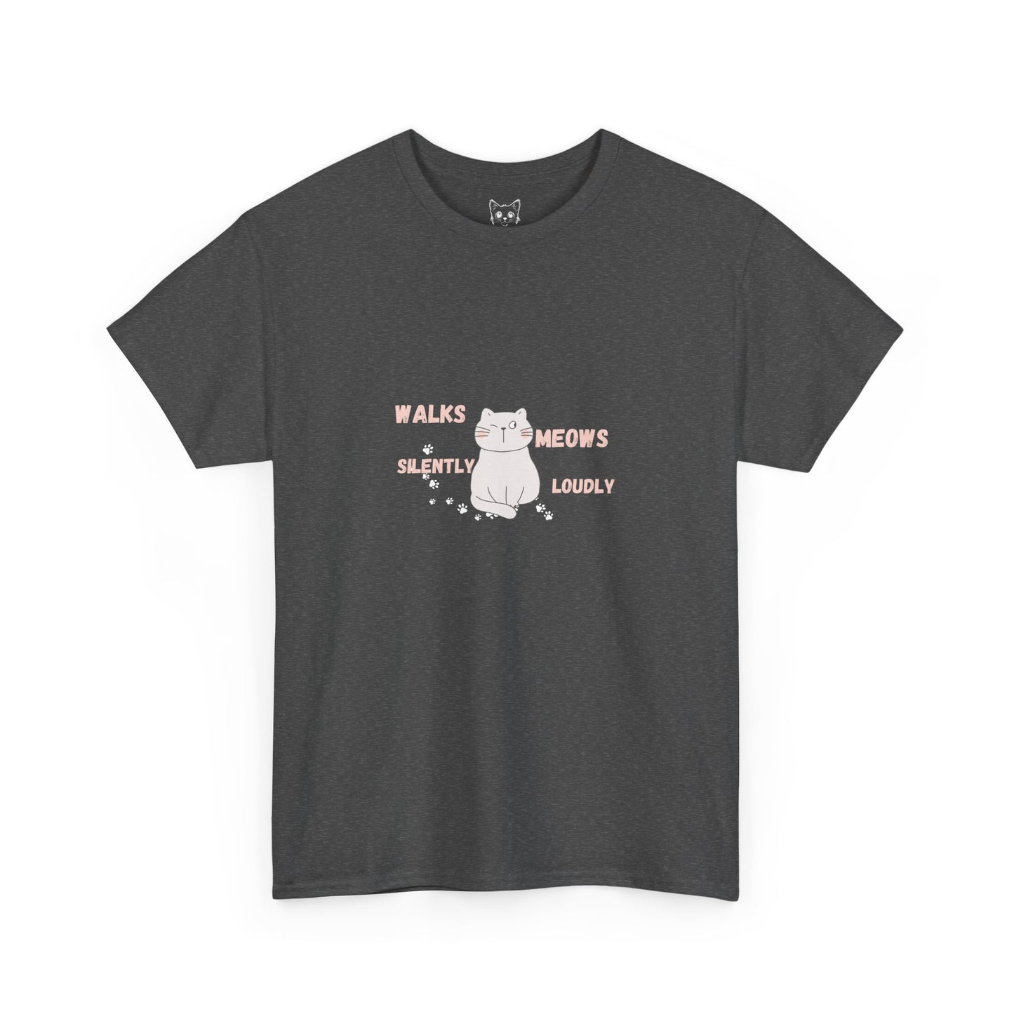 Cat cute meows loudly Tee