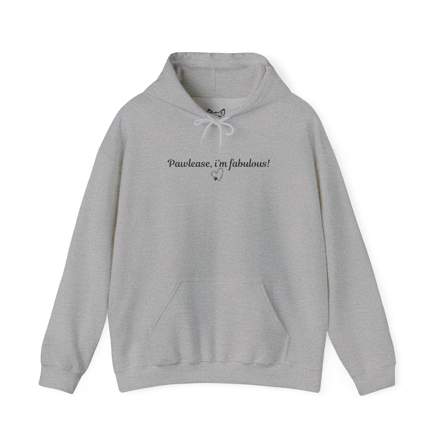 Pawlease fabulous white Hoodie