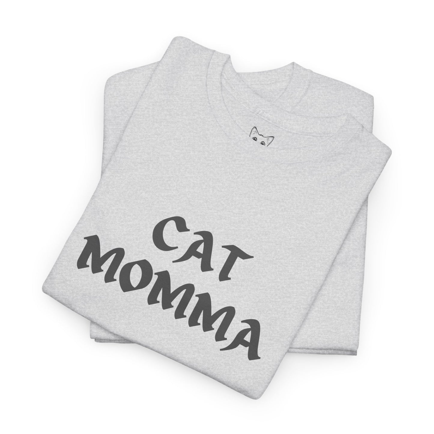 Ash t shirt- text cat momma