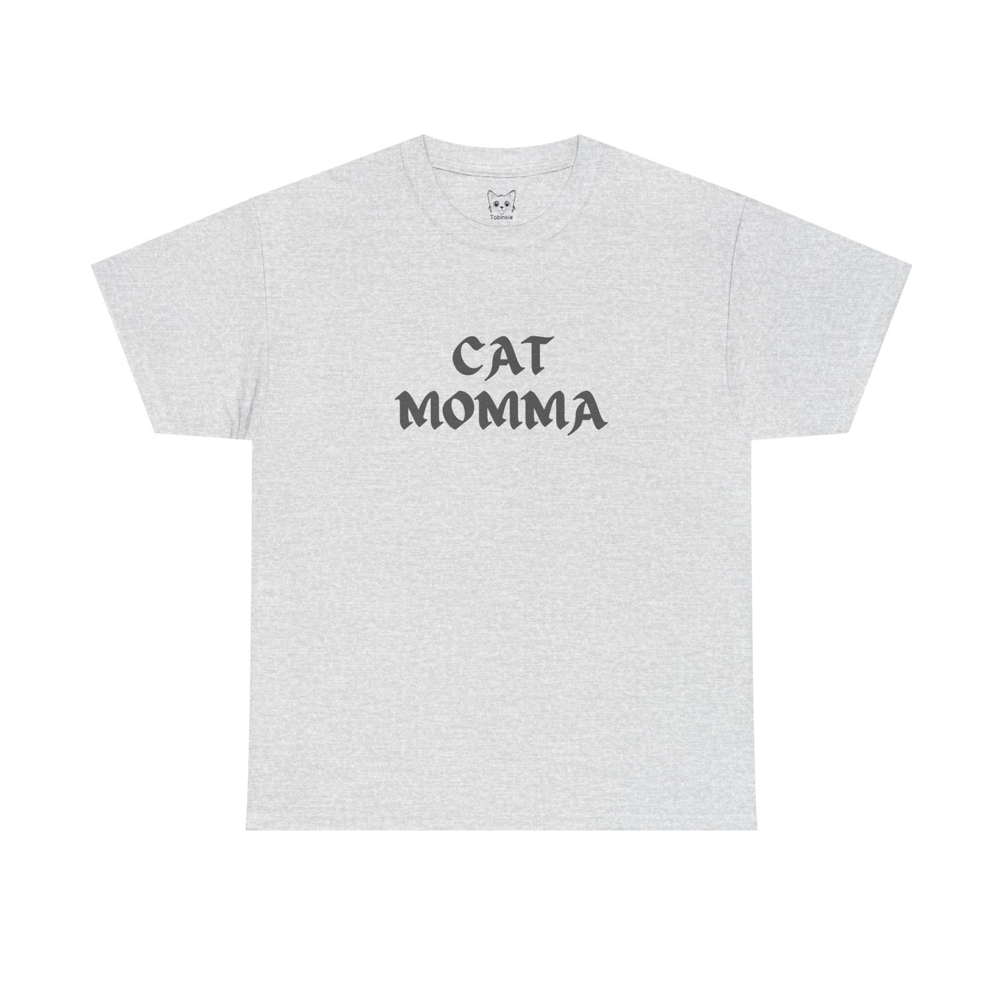Ash t shirt- text cat momma