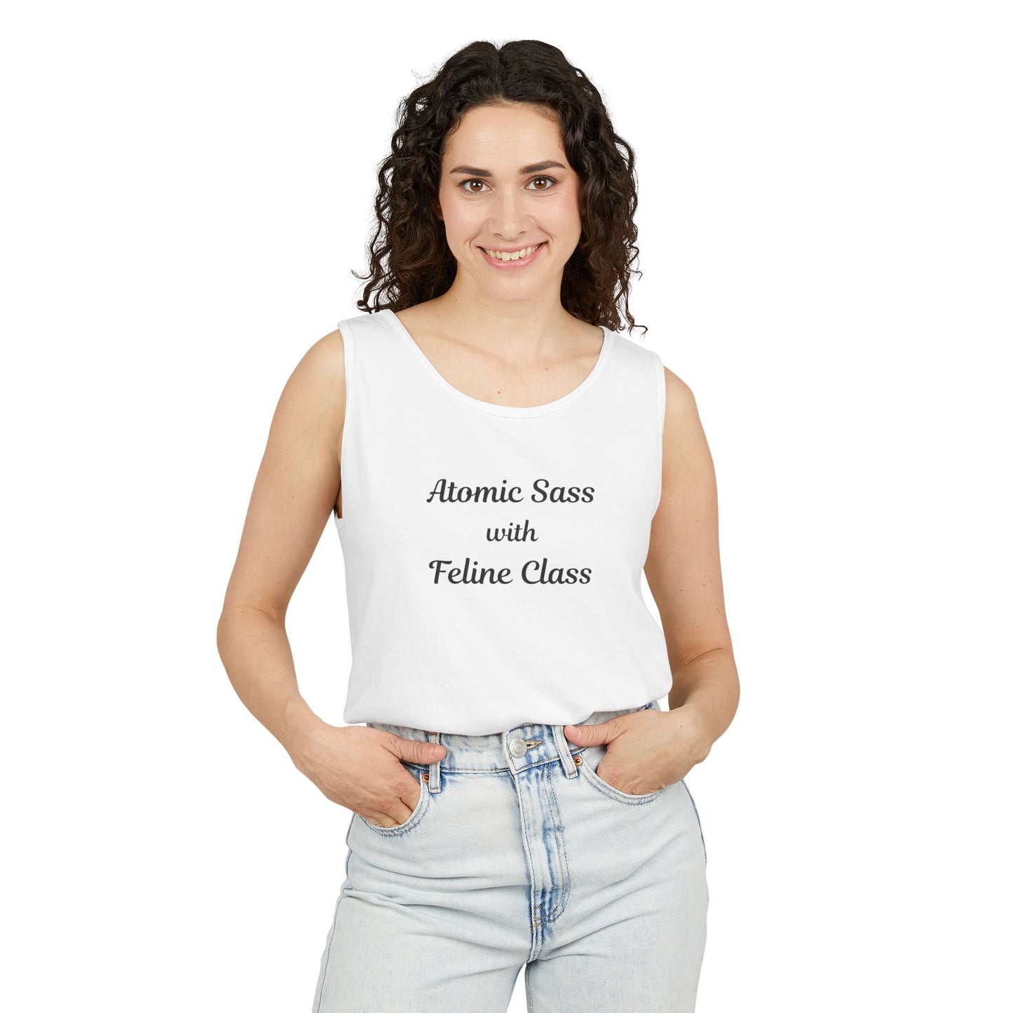 Bengal Sass Cat Tank top black