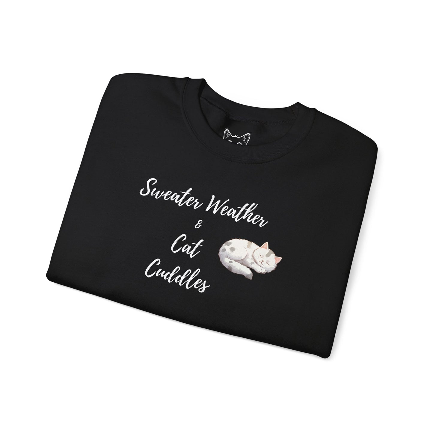 Cat cuddles sweater (dark)