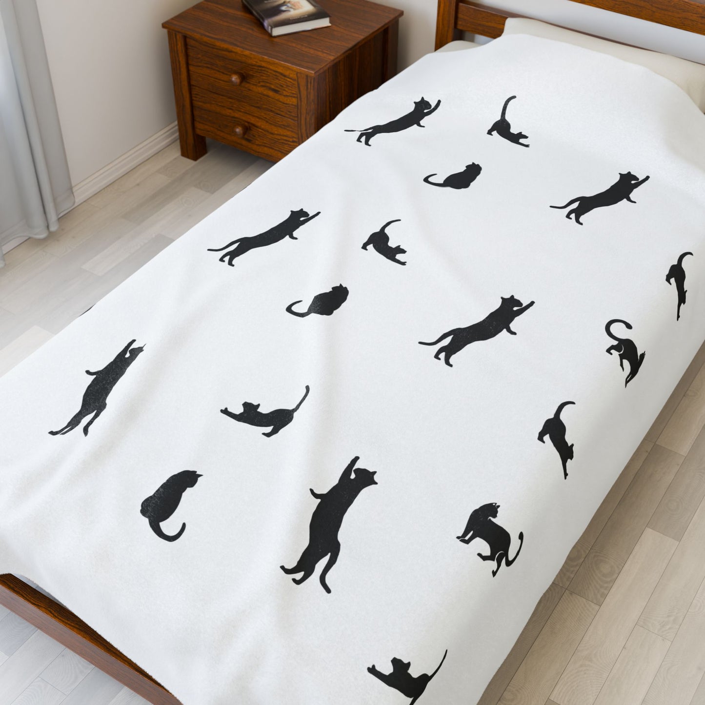 Cats clowder Velveteen Plush Blanket