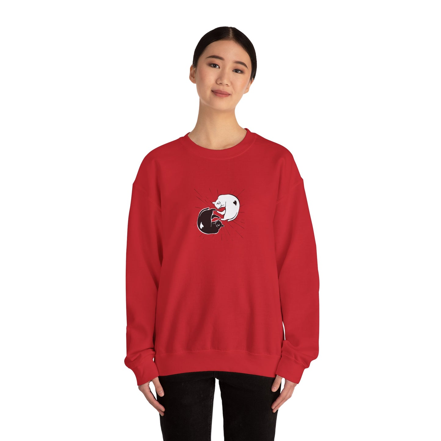 Yin and Yang Cat Sweater
