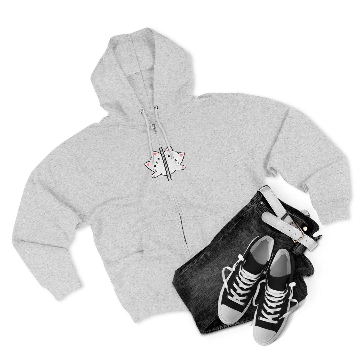 Double Trouble Zip Hoodie