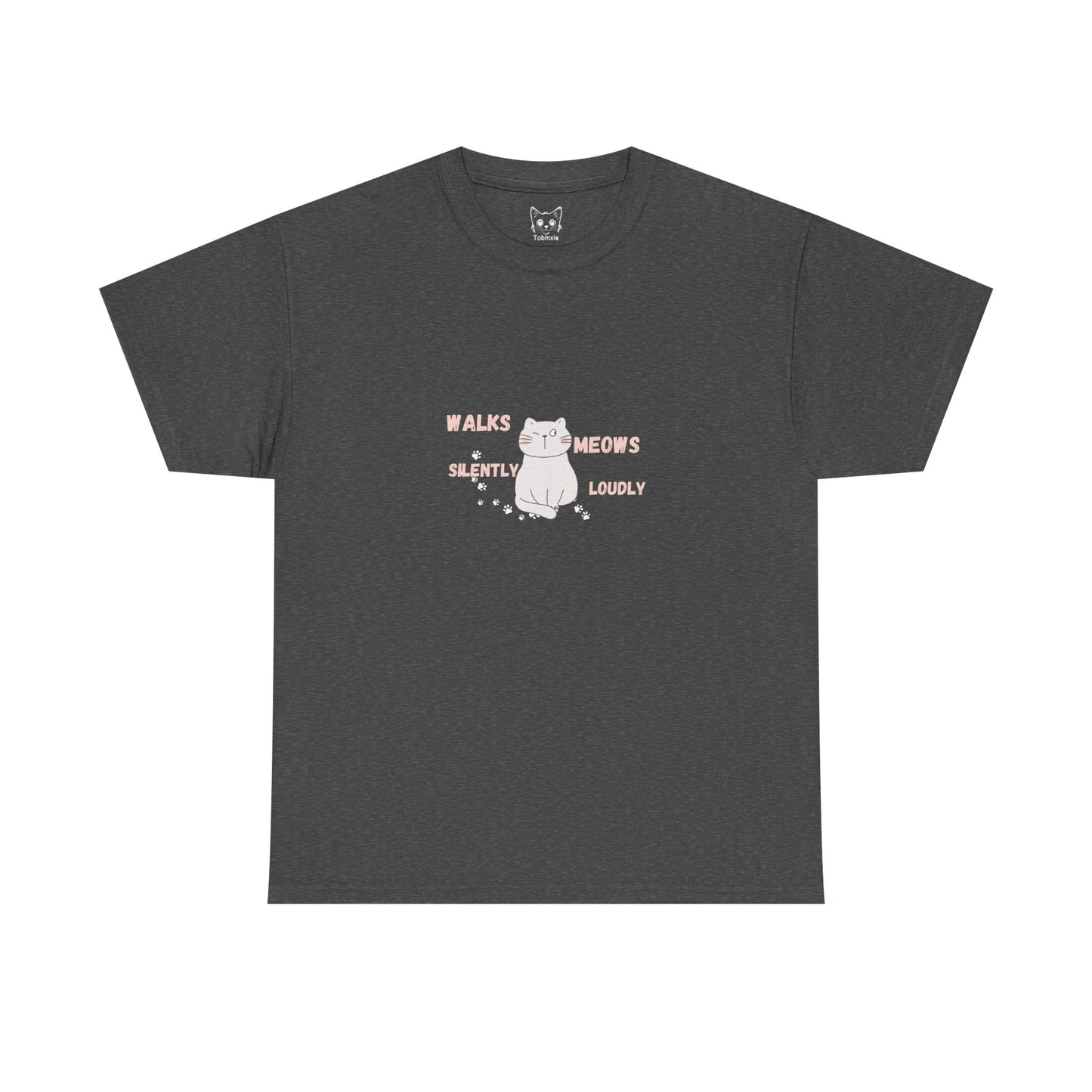 Cat cute meows loudly Tee