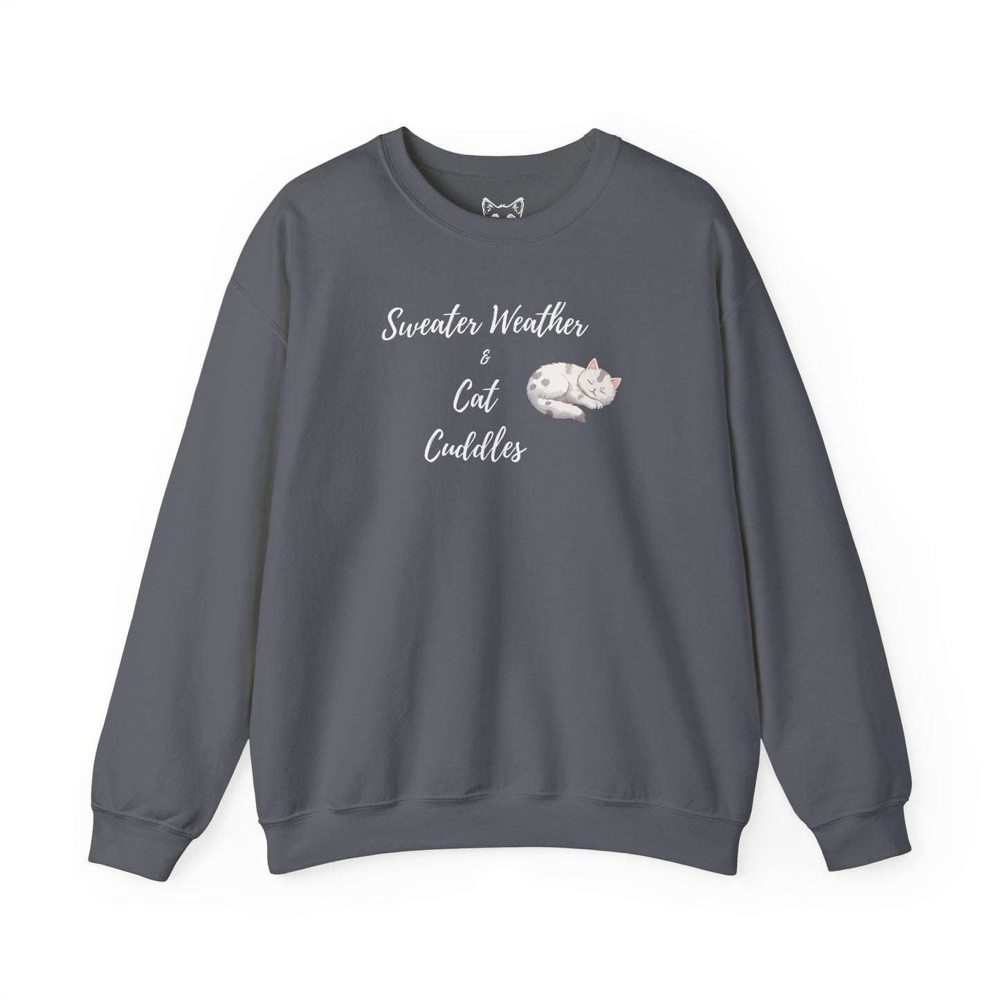 Cat cuddles sweater (dark)