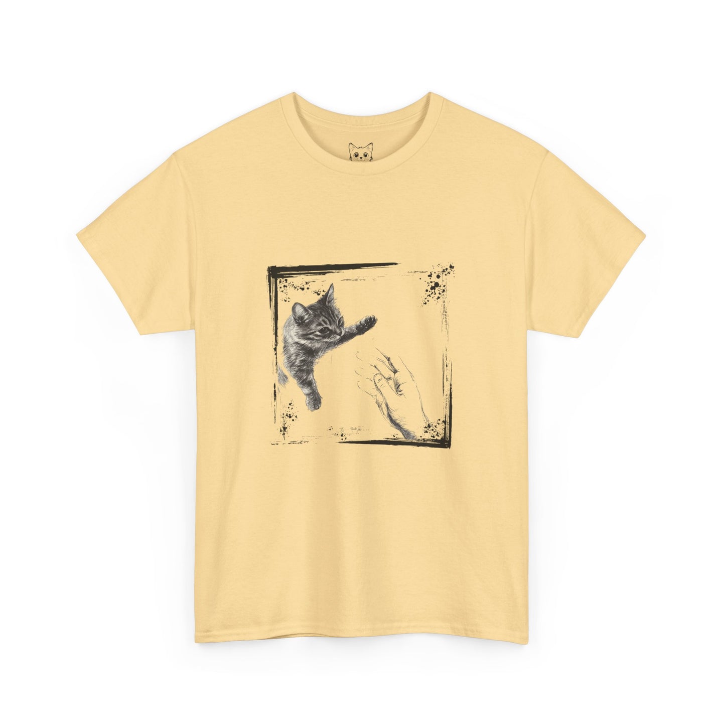 Cat reaching out t shirt