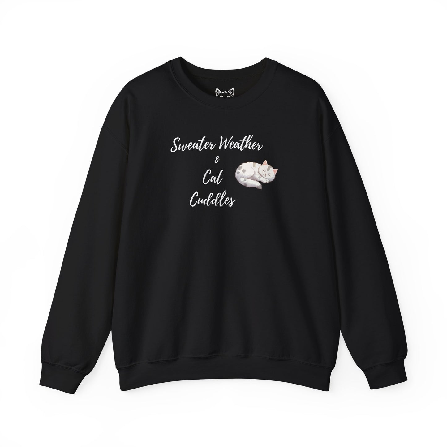 Cat cuddles sweater (dark)