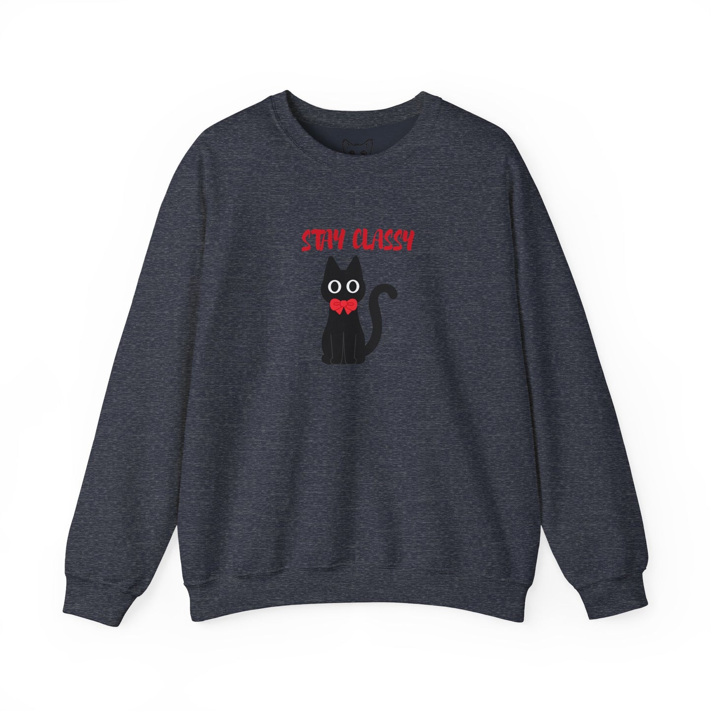Stay Classy Tuxedo Cat Sweater