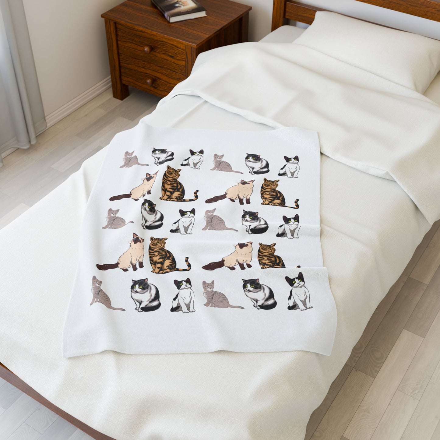 cat collection Velveteen Plush Blanket
