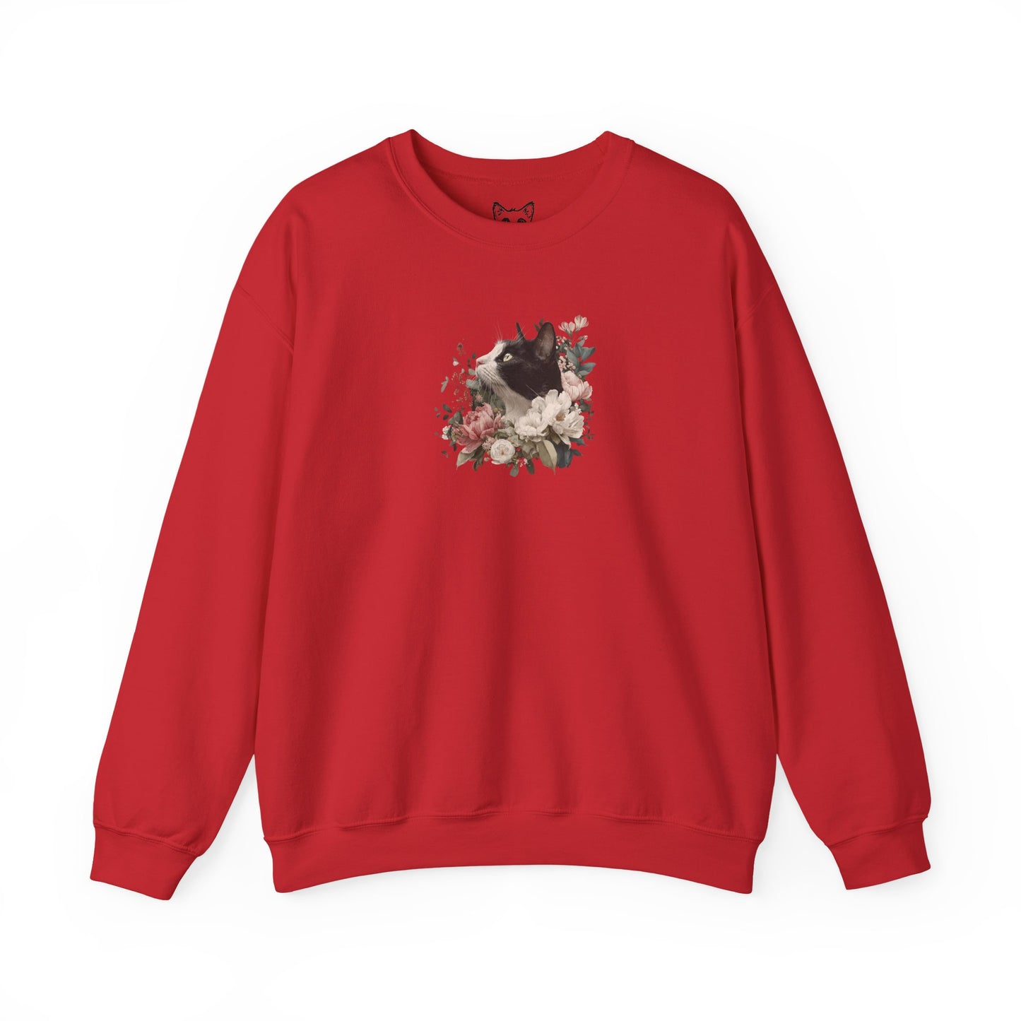 'Black & White in Bloom' Sweater