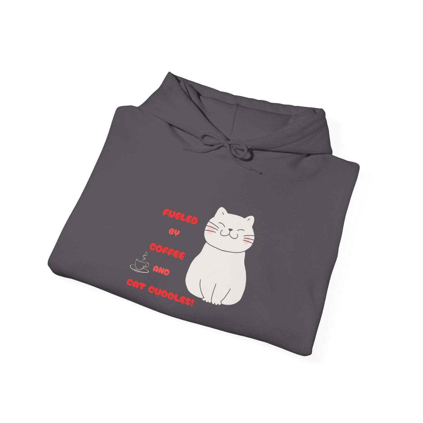 Coffee and cat cuddles Hoodie