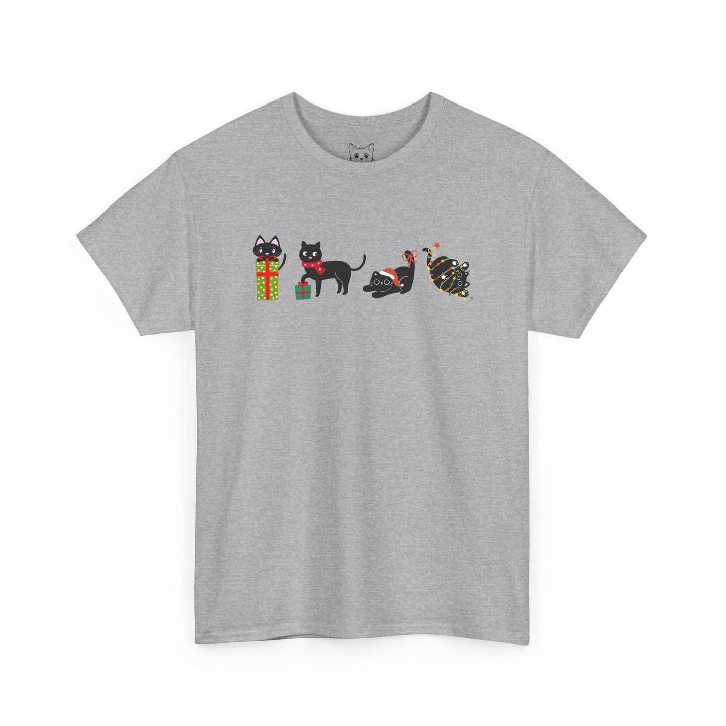 Christmas Cat Chaos T-shirt