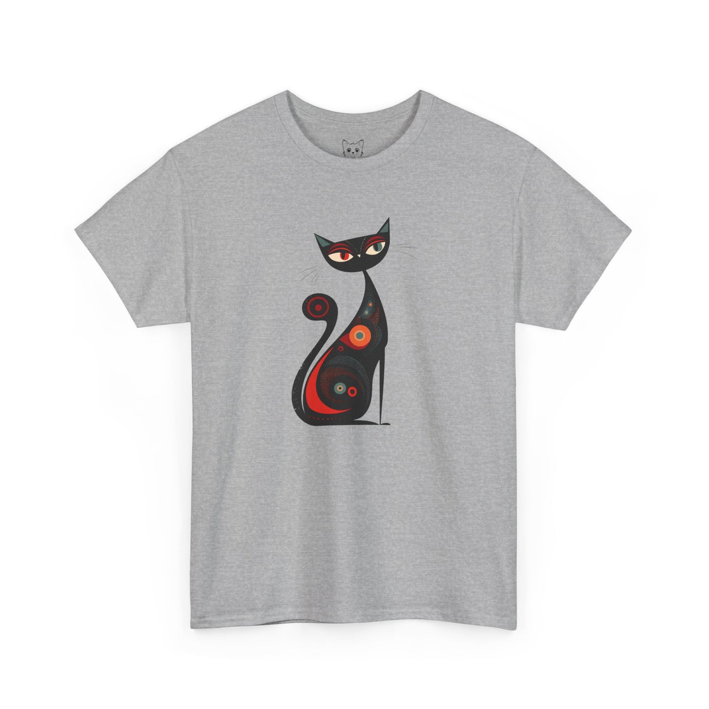 Abstract Cat Vibes Tee
