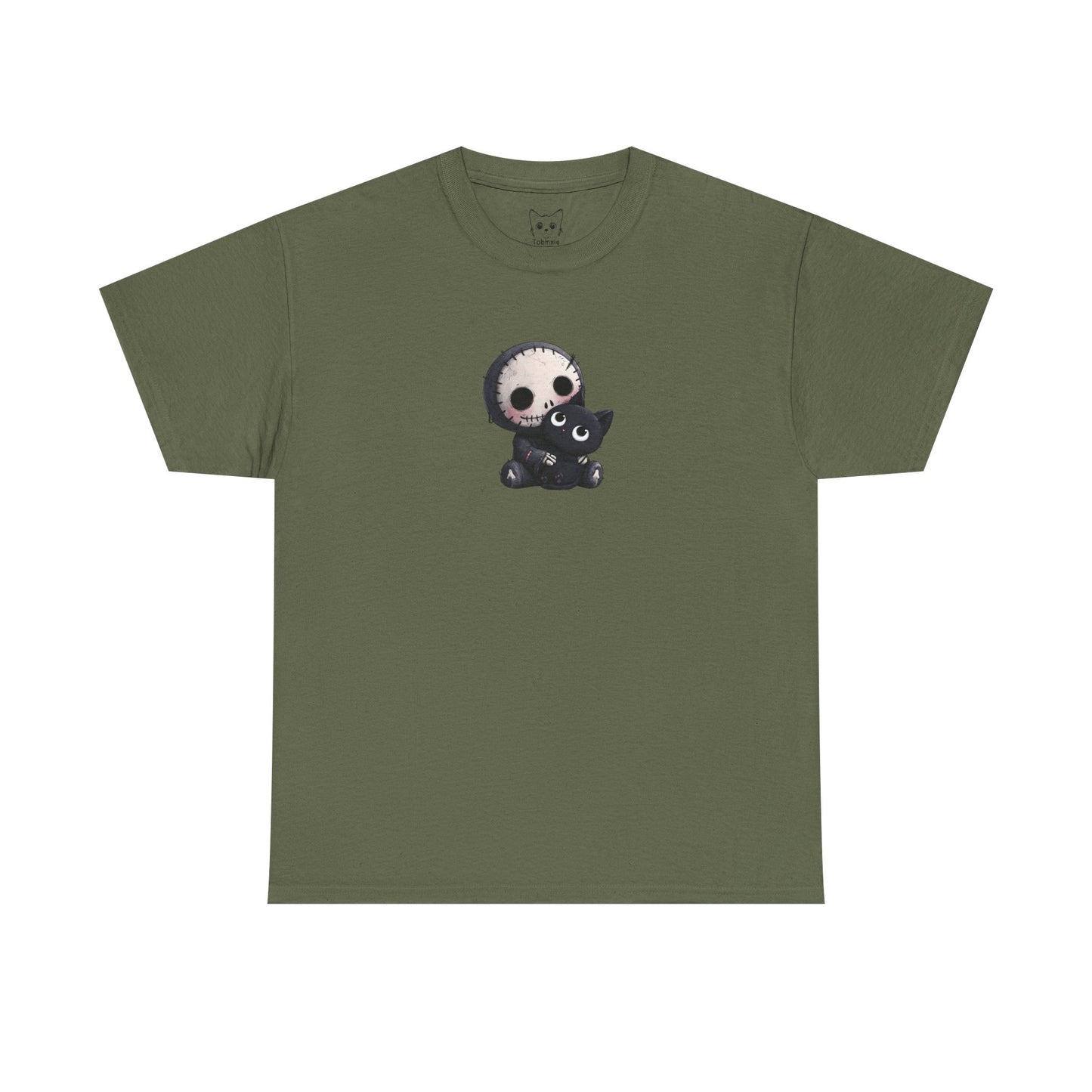 Skull and cat cute Tee